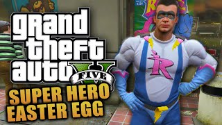 GTA 5  quotThe Brown Streakquot Super Hero EASTER EGG  GTA 5 Super Heroes GTA V [upl. by Ful]