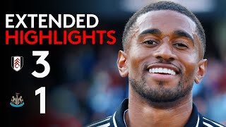 EXTENDED HIGHLIGHTS  Fulham 31 Newcastle  Big Win At CC 😤 [upl. by Noynek38]