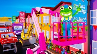 Gecko and the Truck Parade  Geckos Garage  Educational Videos For Toddlers  Trucks For Kids [upl. by Einehpets]