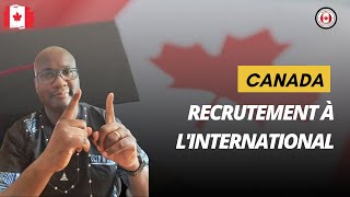 Canada futurs Recrutement à international [upl. by Jackelyn]