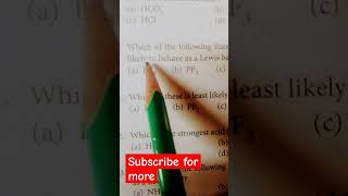 Neet inorganic chemistry MCQ Neet questions pw neet shorts mbbs neetchemistry [upl. by Atsillak]