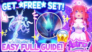 ALL CRYSTALS LOCATIONS EASY QUEST GUIDE For FREE SET amp SCEPTER 🌸ASTRO RENAISSANCE Roblox [upl. by Prue732]