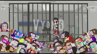 Caleb The Kawaii T Rex throws a Temper Tantrum in jail while the Roblox Sisters Laugh XD [upl. by Schreibe]