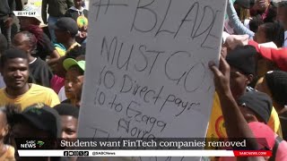 NSFAS  Students demand removal of FinTech companies [upl. by Yemaj423]