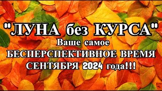 quotЛУНА без КУРСАquot в СЕНТЯБРЕ 2024 года [upl. by Thorne206]