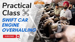 SWIFT CAR ENGINE OVERHAULING PRACTICAL CLASS automobile mechanical hitechecmrepair [upl. by Dorothee375]