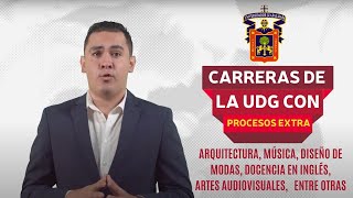 CARRERAS DE LA UDG CON TRAMITES ADICIONALES  APARTE DEL EXAMEN PAA NECESITAS PASAR OTROS FILTROS [upl. by Messab]