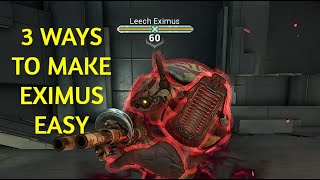 WARFRAME  3 TIPS TO MAKE EXIMUS EASIER [upl. by Adnomal28]