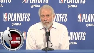 FULL Gregg Popovich jokes about Steve Kerr Steph Curry during pregame presser  NBA on ESPN [upl. by Gavrila]