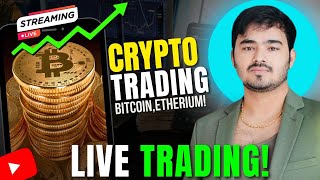 Crypto Live Trading  8 AUGUST  thetraderoomsss bitcoin ethereum cryptotrading [upl. by Rotce]