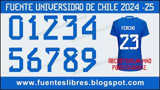 Tipografia Fuente Universidad de Chile 2024 descarga gratuita [upl. by Wymore]