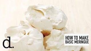 Basic Meringue Recipe  delicious Magazine [upl. by Licko]