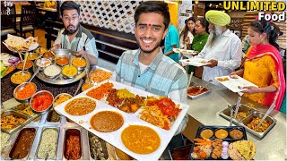 25Items Unlimited Food Buffet on Highway  Street Food India  Veg Buffet [upl. by Duvall671]