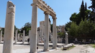 Roman Forum of Athens Roman Agora [upl. by Nahtonoj]