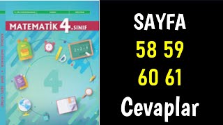 4Sınıf Matematik Ders Kitabı Sayfa 58 59 60 61 Cevaplar 1Ünite Değerlendirme [upl. by Greeley]