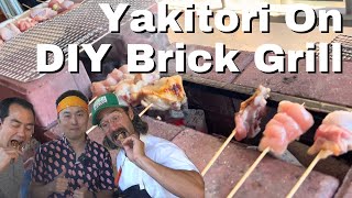 Making Yakitori on a DIY Brick Ultimate Hibachi Grill by ChefSteps [upl. by Rasla]