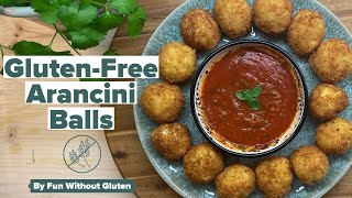 How To Make Authentic GlutenFree Arancini Balls [upl. by Elnukeda]