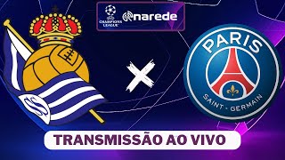 Real Sociedad x PSG ao vivo  Transmissão ao vivo  Champions League 2324 [upl. by Riana809]