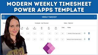 Master Your Time with the Modern Weekly Timesheet Power Apps Template [upl. by Yerxa]