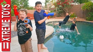 Sneak Attack Squad has Fun Home Alone Nerf Action [upl. by Aridan264]