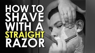 How to Shave with a Straight Razor  AoM Instructional [upl. by Raimes]