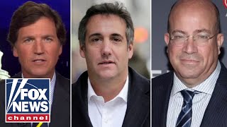 New Audio CNN chief Jeff Zucker cozies up to Michael Cohen [upl. by Broida]