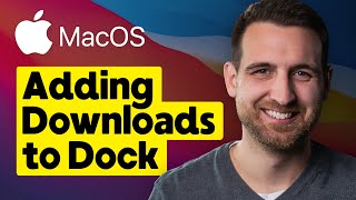 How to Add Downloads to Dock on Mac [upl. by Ahsikel508]