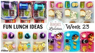 FUN School Lunch Ideas  What they Ate  JK K 1st grade 2nd Grade  Bunches of Lunches [upl. by Enenej]