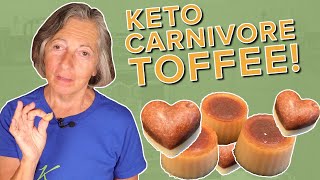 Easy Peasy Keto Carnivore Toffee 1 ingredient and no sweetener [upl. by Gothart]