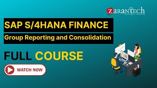 SAP S4HANA Finance for Group Reporting and Consolidation Training  Full Course  ZaranTech [upl. by Ayila]