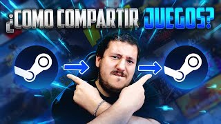 ❤️ Cómo COMPARTIR juegos en STEAM  TUTORIAL PRÉSTAMO FAMILIAR [upl. by Nelyahs327]