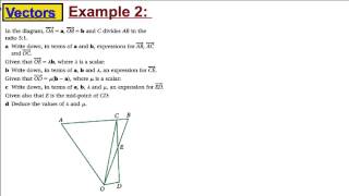 Core 4 Maths ALevel Edexcel  Vectors 3 [upl. by Doomham]