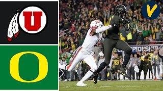 5 Utah vs 13 Oregon Highlights  2019 Pac 12 Championship [upl. by Yhtac8]