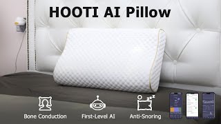 Now on Kickstarter Hooti Next Gen Bone Conduction amp AI AntiSnoring Pillow [upl. by Ynnavoig930]