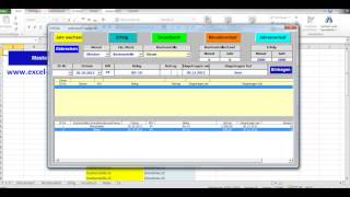 EinnahmeÜberschussRechnung geschäftlich oder privat auf Basis einer Excel Datei Excel VBA [upl. by Aiker768]