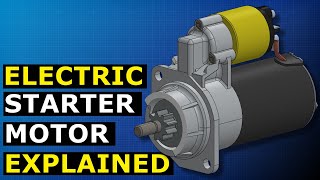 Starter Motor Explained  How a cars electric starter motor works [upl. by Kajdan910]