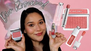 Everything Dior Rosewood 012 Rosy Glow Blush Lip Oil amp Addict Lip Glow [upl. by Anoif32]