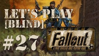 Lets Play Fallout 1 blindpart 27  New Friends [upl. by Airotnahs]