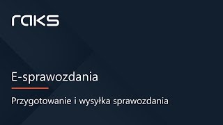 Program Esprawozdania  przygotowanie i wysyłka [upl. by Jasun]