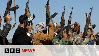 Houthi missile hits USowned ship off Yemen coast US officials say  BBC News [upl. by Assilym155]