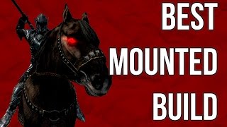 The Dark Knight  Skyrim Special Edition Builds  Best Mounted Build [upl. by Schwarz]