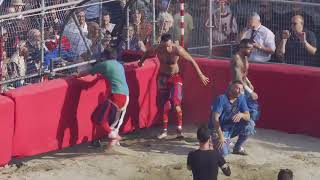 🔵🔴Finale del Calcio Storico ⚜️ fiorentino 2022 AZZURRI contro ROSSI [upl. by Aztiray]