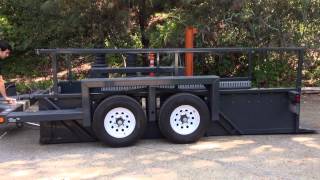 JLG Model UT 614 Drop Deck Trailer Triple L [upl. by Yanal]