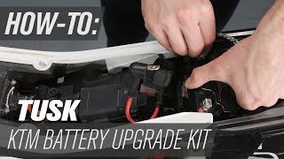 Tusk KTM Battery Upgrade Kit Install  2015517 KTM 250350450 SXF [upl. by Stacy]