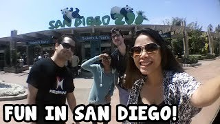 Fun in San Diego with Lui Calibre Daithi de Nogla amp Emily [upl. by Anaerdna114]