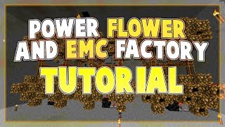 Best way to make a Power Flower and Power Flower farm EMC farmfactory in TEKKIT [upl. by Annadal]