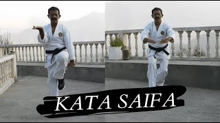 KATA SAIFA  GOJURYU KARATE  INDIA  P S PANWAR [upl. by Leind]