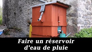 Faire un réservoir deau de pluie avec de la récup [upl. by Ahsinek]