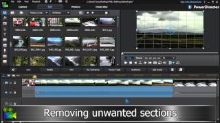 Video Editing Tutorial  Cyberlink PowerDirector 12 [upl. by Seamus]