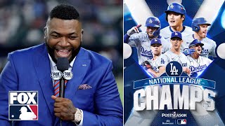 David Ortiz quotGOES CRAZYquot Dodgers beat Mets 105 in Game 6 head to World Series reunion with Yankees [upl. by Dunlavy]